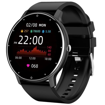 Ceas smartwatch si bratara fitness, GO4FIT® , model GF03, Notificari Apeluri/Sms/Social Media, monitorizare activitati fizice, somn, ritm cardiac, pedometru, player muzica, rezistent la apa, negru Ceas smartwatch si bratara fitness, GO4FIT® , model GF03, Notificari Apeluri/Sms/Social Media, monitorizare activitati fizice, somn, ritm cardiac, pedometru, player muzica, rezistent la apa, negru