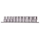 Set tubulare 1/2", hex, cap 10 - 22 mm - 10 bucati