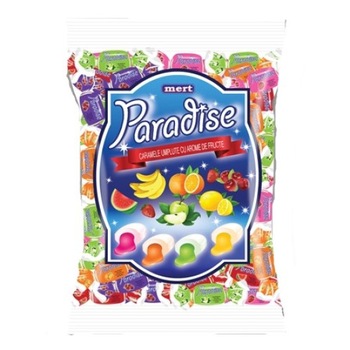 Caramele umplute cu aroma de fructe Paradise 800gr Caramele umplute cu aroma de fructe Paradise 800gr