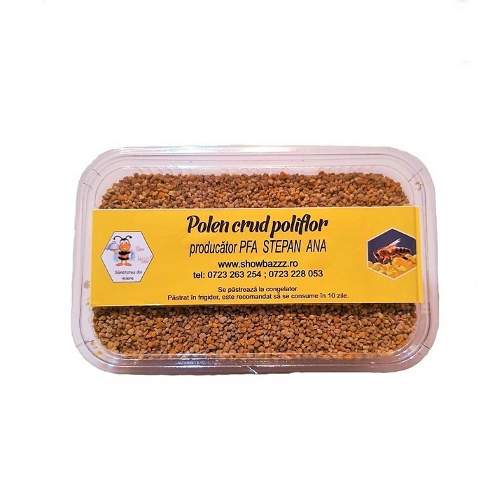 OEM, Természetes poliflor pollen, nyers, 500 g