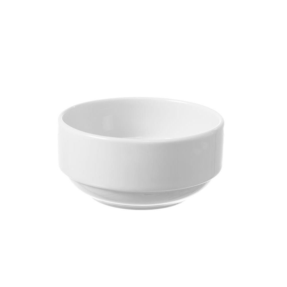 Bol stocabil Fine Dine Bianco 90 ml, diametru 80 mm, portelan, Alb