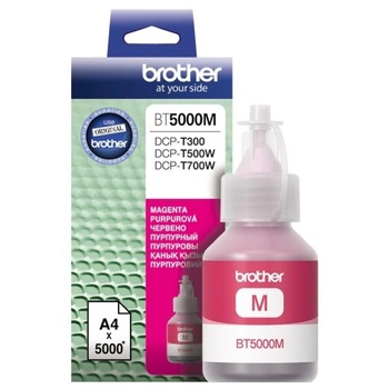 Flacon cerneala Brother Magenta BT-5000M pentru Ink Benefit DCP-T300/T500W/T700W, 5000 pagini OEM:BT5000M Flacon cerneala Brother Magenta BT-5000M pentru Ink Benefit DCP-T300/T500W/T700W, 5000 pagini OEM:BT5000M