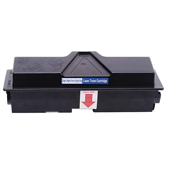 GraphiteK Festékkazetta, Kyocera TK-170 kompatibilis, fekete, 7200 oldal, Kyocera FS 1320, FS 1320 D, FS 1320 DN, FS 1370, FS 1370DN típusokhoz