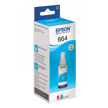 Flacon cerneala Epson Cyan T6642 pentru L200 / L210 / L300 / L355 / L1300 / L110 / L130 / L220 / L310 / L355 , 70ml OEM:C13T66424A Flacon cerneala Epson Cyan T6642 pentru L200 / L210 / L300 / L355 / L1300 / L110 / L130 / L220 / L310 / L355 , 70ml OEM:C13T66424A