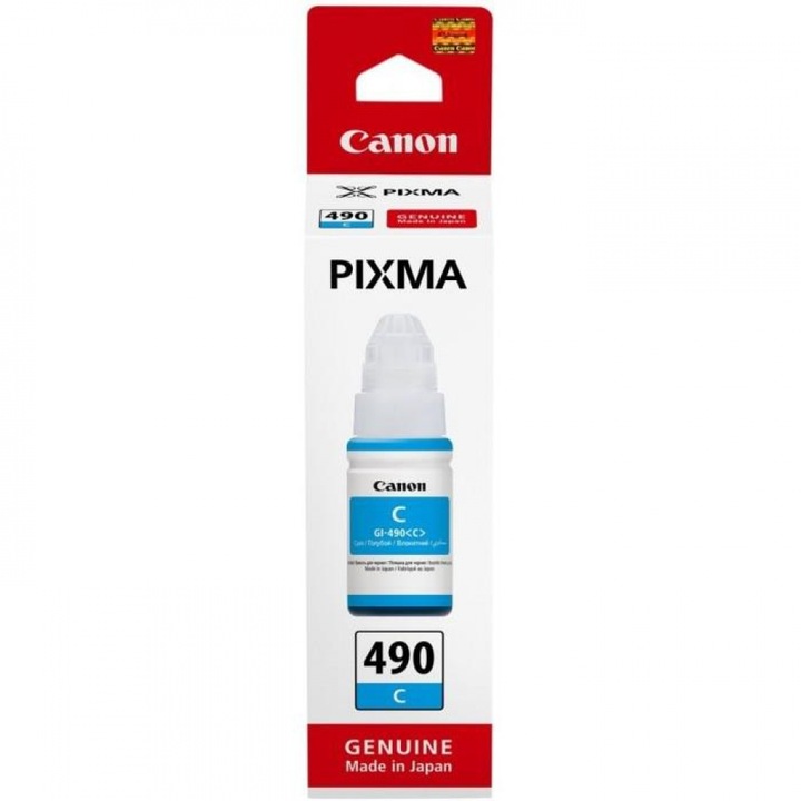 Canon Cyan GI-490C tintapalack Pixma G1400 / Pixma G2400 / Pixma G3400, 7000 oldal OEM: BS0664C001AA