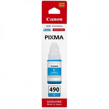 Flacon cerneala Canon Cyan GI-490C pentru Pixma G1400 / Pixma G2400 / Pixma G3400 , 7000 pagini OEM:BS0664C001AA Flacon cerneala Canon Cyan GI-490C pentru Pixma G1400 / Pixma G2400 / Pixma G3400 , 7000 pagini OEM:BS0664C001AA