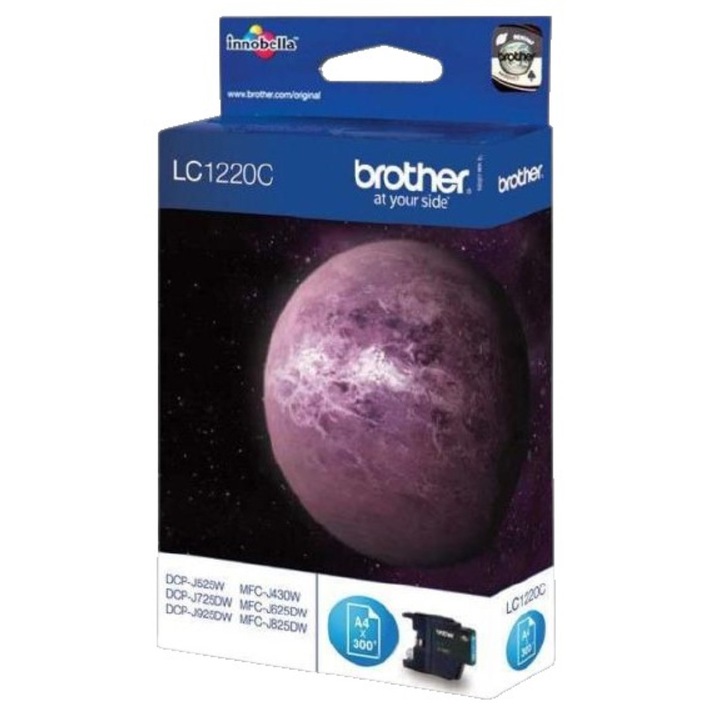 Brother Cyan LC1220C tintapatron DCP-J525W / DCP-J725DW / DCP-J925DW / MFC-J430W / MFC-J625DW / MFC-J825DW, 300 oldal OEM:LC1220C
