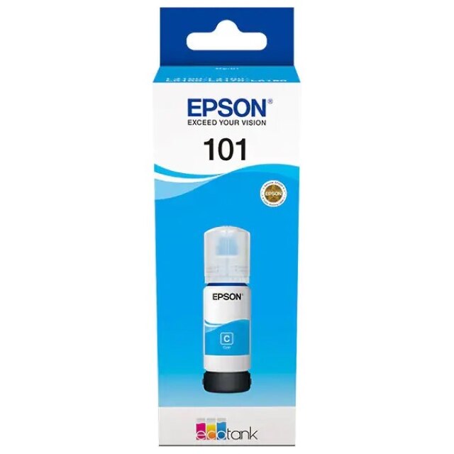 Flacon cerneala Epson 101 Cyan T03V24A pentru EcoTank ITS L6190/6170/6160/L4160/L4150, 70ml OEM:C13T03V24A
