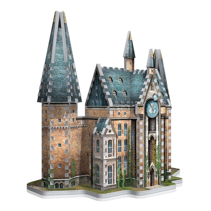 Пъзел Harry Potter Hogwarts Clock Tower 3D, 420 части, многоцветен