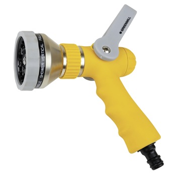 Adaptor pentru furtun de gradina Greenmill, gri-galben Adaptor pentru furtun de gradina Greenmill, gri-galben