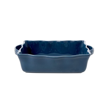 Vas Termorezistent Pentru Cuptor Rice Mare - Albastru 33cm Vas Termorezistent Pentru Cuptor Rice Mare - Albastru 33cm