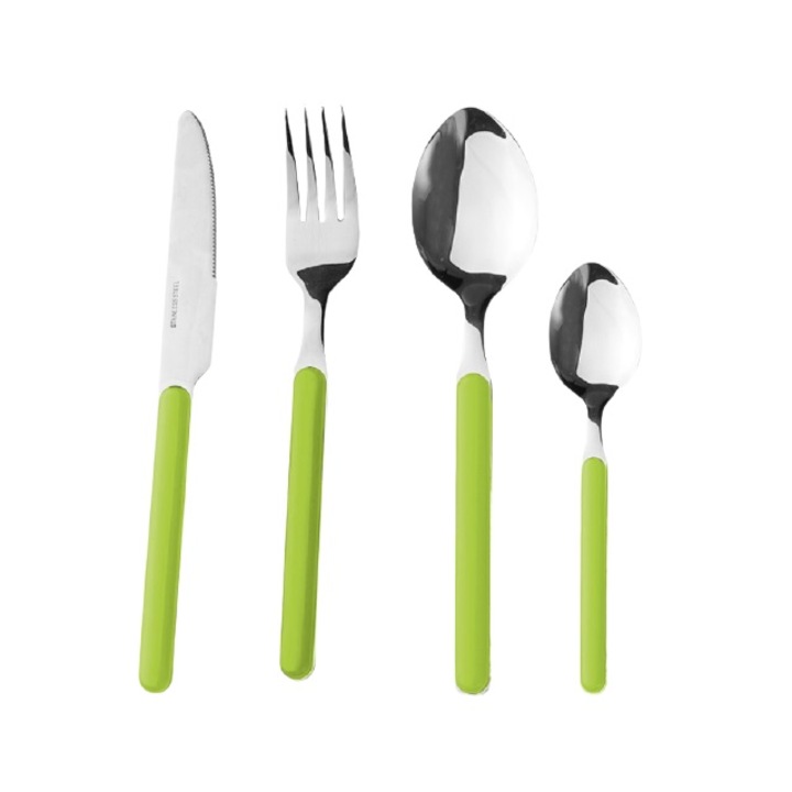 Set tacamuri Delice verde, 4 persoane
