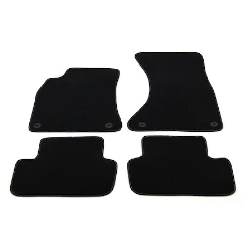 Set 4 covorase auto mocheta, pentru Audi Q2 2016, negru