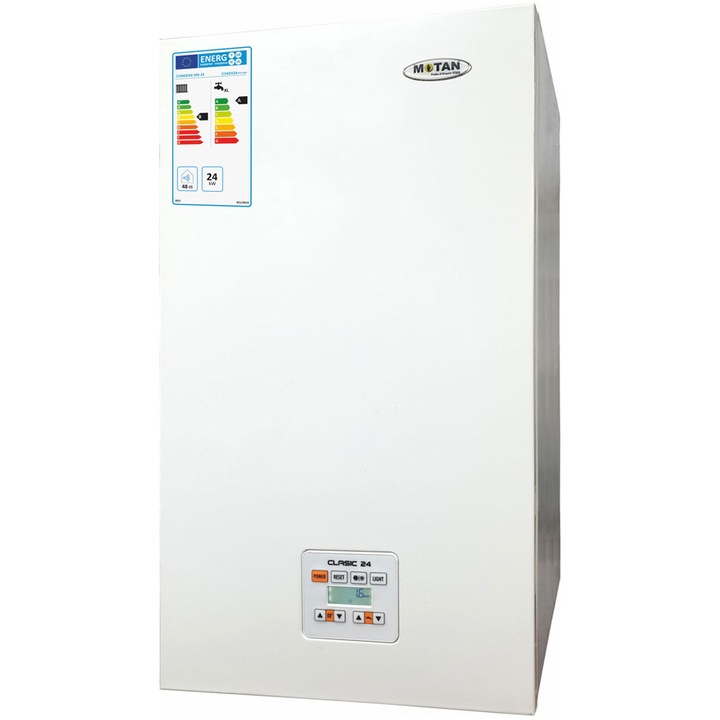 Centrala termica conventionala Motan Clasic C32SPV24MEFB-PV1, 24 kw, tiraj fortat, schimbator de caldura principal din Inox, fara kit de evacuare