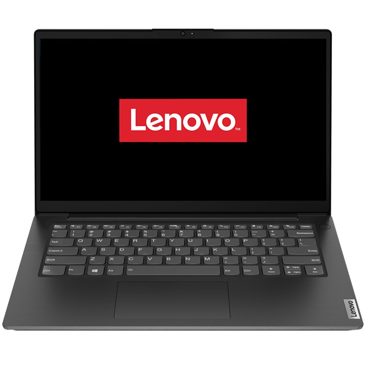 Laptop ultraportabil Laptop Lenovo V14 G2 ALC cu procesor AMD Ryzen 7 5700U, 14", Full HD, 16GB, 512GB SSD, AMD Radeon Graphics, Free Dos, Black