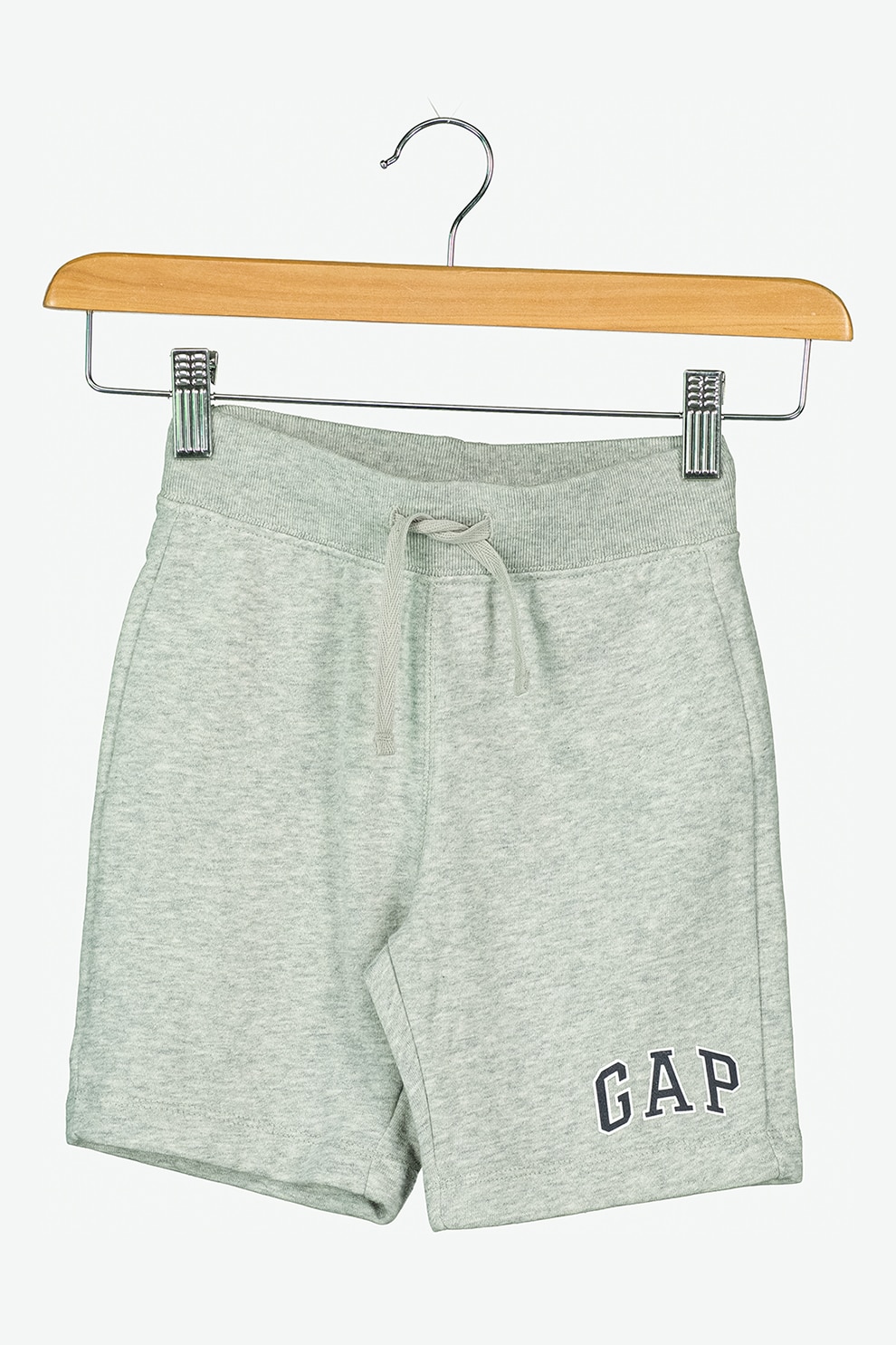 GAP, Pantaloni scurti cu snur, Gri deschis melange