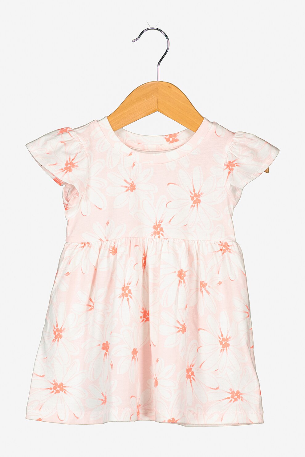 GAP, Rochie evazata cu imprimeu floral, Roz