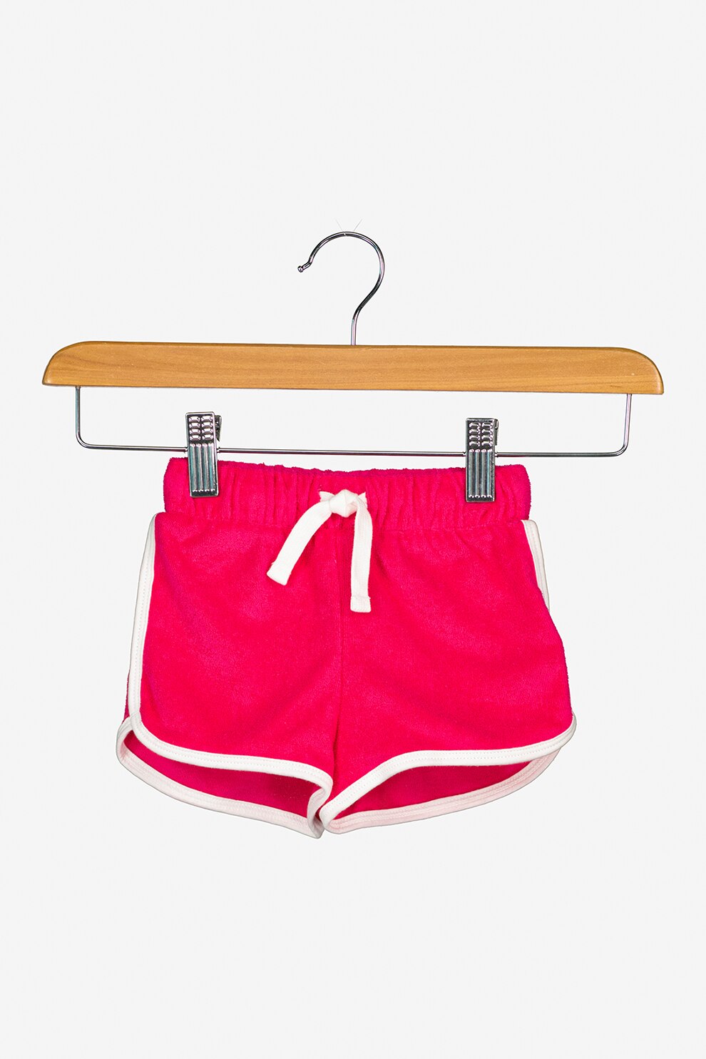 GAP, Pantaloni scurti din amestec de bumbac cu snur, Fucsia