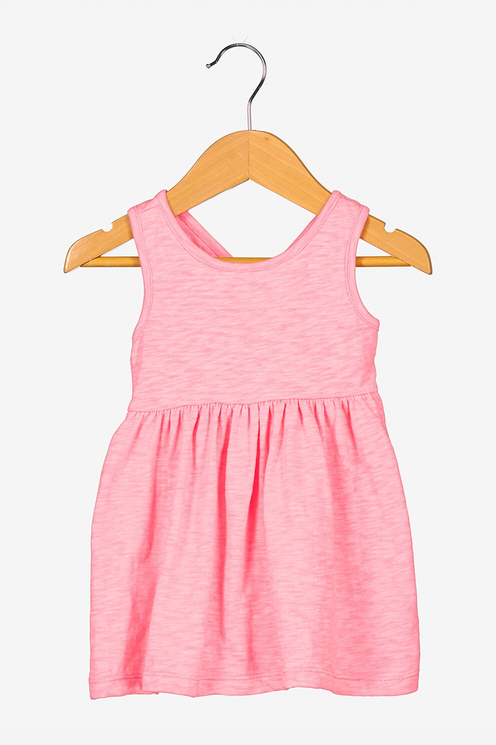 GAP, Rochie evazata fara maneci cu decolteu rotund, Roz