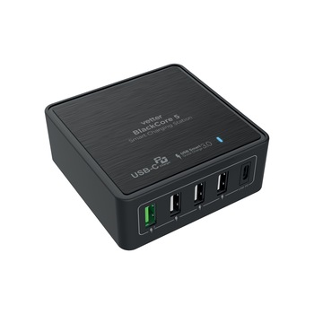 Incarcator Universal Vetter Fast Charger 5 X Smart USB Quick Charge 3.0 and 60W PD USB C Output Incarcator Universal Vetter Fast Charger 5 X Smart USB Quick Charge 3.0 and 60W PD USB C Output