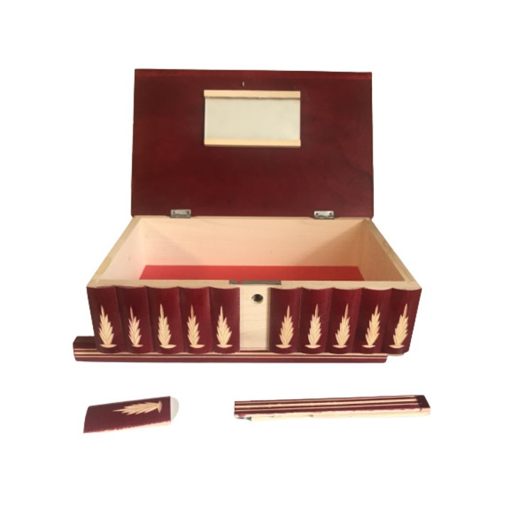 Cutie secreta puzzle, rosu, 2XL