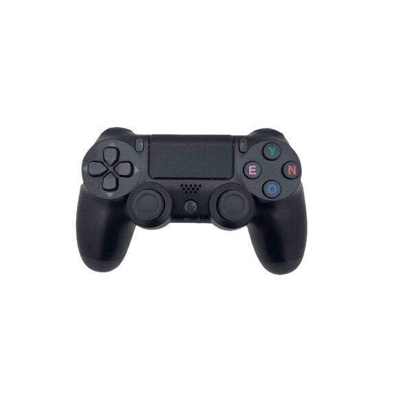 Controller wireless cu vibratii PS4 TechstarsTrading , gamepad fara fir compatibil cu PS4 , Negru