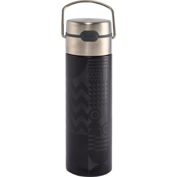 Termos - Leeza - Geo Black, 500 ml, Otel, Negru, 500 ml Termos - Leeza - Geo Black, 500 ml, Otel, Negru, 500 ml