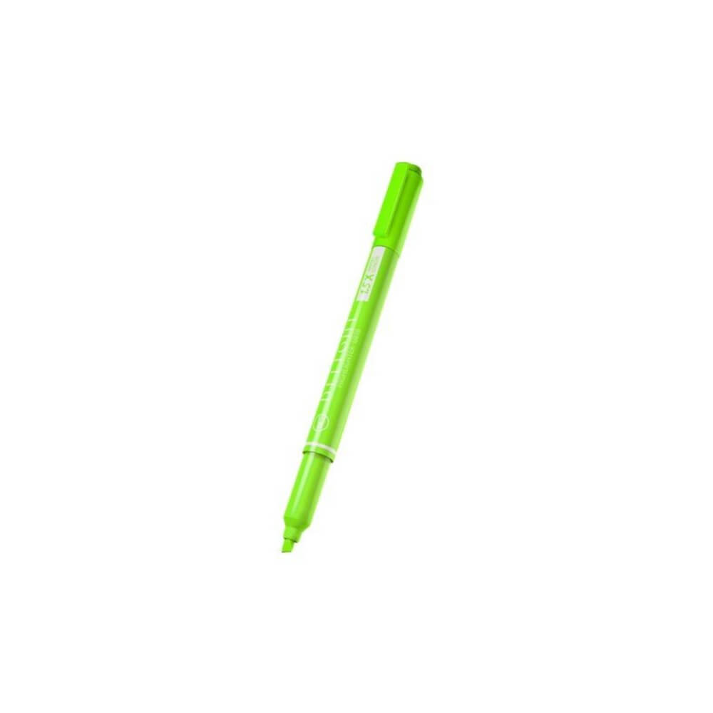 Textmarker Lichid Deli Slim, Verde, Varf Tesit