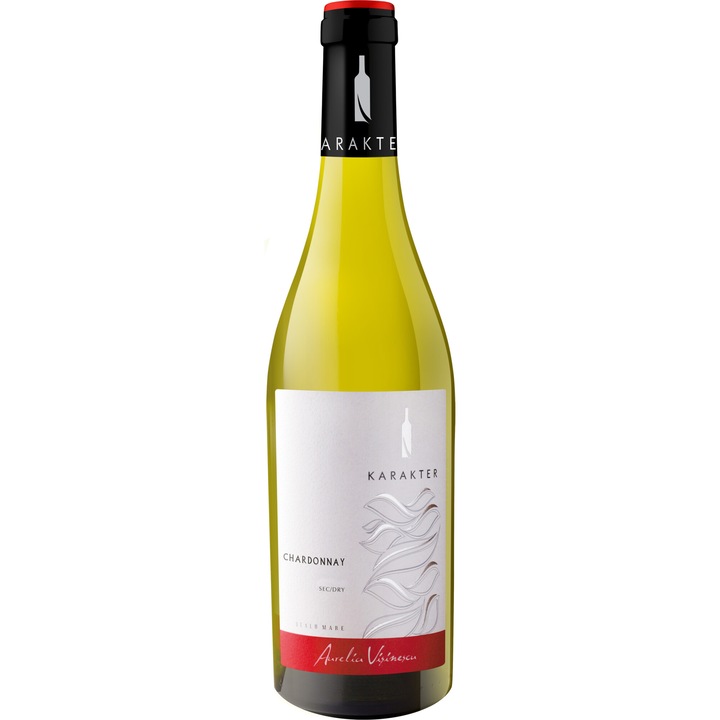 Vin Alb Aurelia Visiniescu, Karakter Chardonnay, Sec, 0.75l
