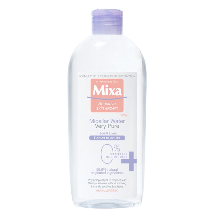 Apa micelara Mixa Very Pure, pentru bebelusi si adulti, 400 ml