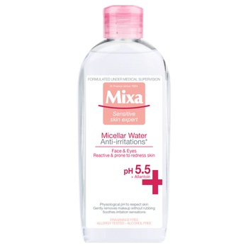 Apa micelara Mixa anti-Iritatii, 400 ml Apa micelara Mixa anti-Iritatii, 400 ml