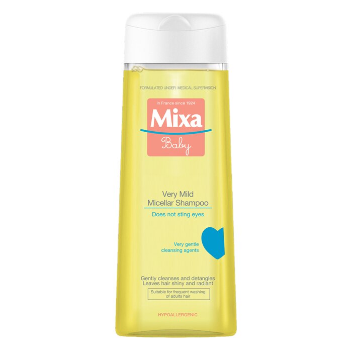 Sampon micelar Mixa Baby cu formula delicata pentru bebelusi si copii, 250 ml