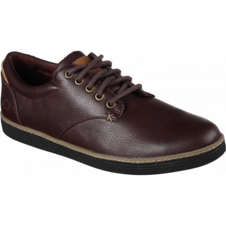 Pantofi sport barbati SKECHERS HELMER- STEVEN, maro