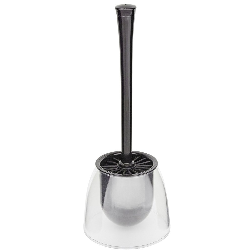 Suport cu perie de toaleta FIESTA , Negru, WENKO