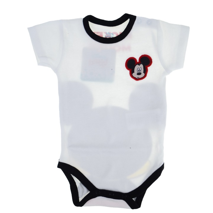 Body rövid ujjal fiúknak E Plus M Mickey Mouse 136571-86, Fehér 51884