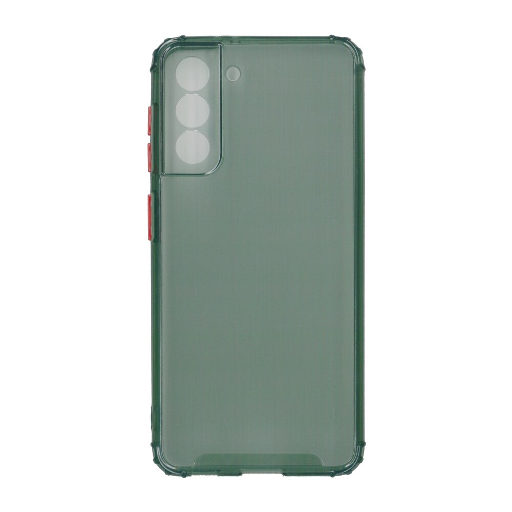Husa din silicon anti crack, pentru Samsung Galaxy S21, verde