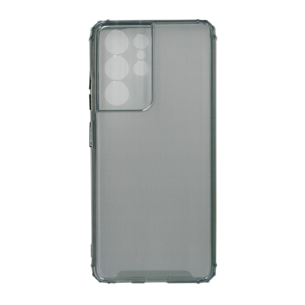 Husa din silicon anti crack, pentru Samsung Galaxy S21 Ultra, gri
