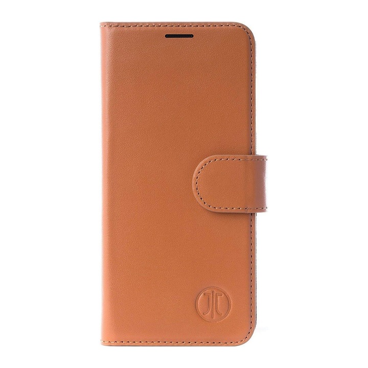 Husa de piele book pentru Apple iPhone Xs Max JT Berlin Kreuzberg, maro