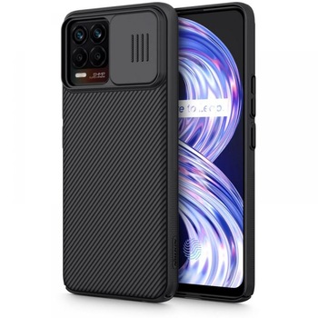 Carcasa Nillkin Cam Shield compatibila cu Realme 8/8 Pro Black Carcasa Nillkin Cam Shield compatibila cu Realme 8/8 Pro Black