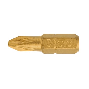 Bit Titan TiN Plus cu varf Pozidrive PZ 1, lungime 25mm, prindere C 6.3 1/4 Bit Titan TiN Plus cu varf Pozidrive PZ 1, lungime 25mm, prindere C 6.3 1/4