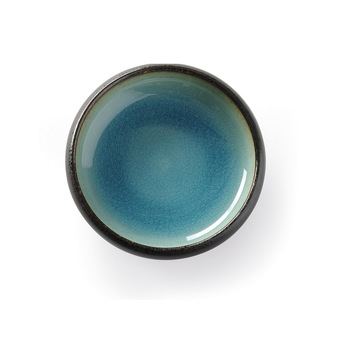 Farfurie Fine Dine, colectia Lazur, diametru 207 mm, portelan decorat manual Farfurie Fine Dine, colectia Lazur, diametru 207 mm, portelan decorat manual