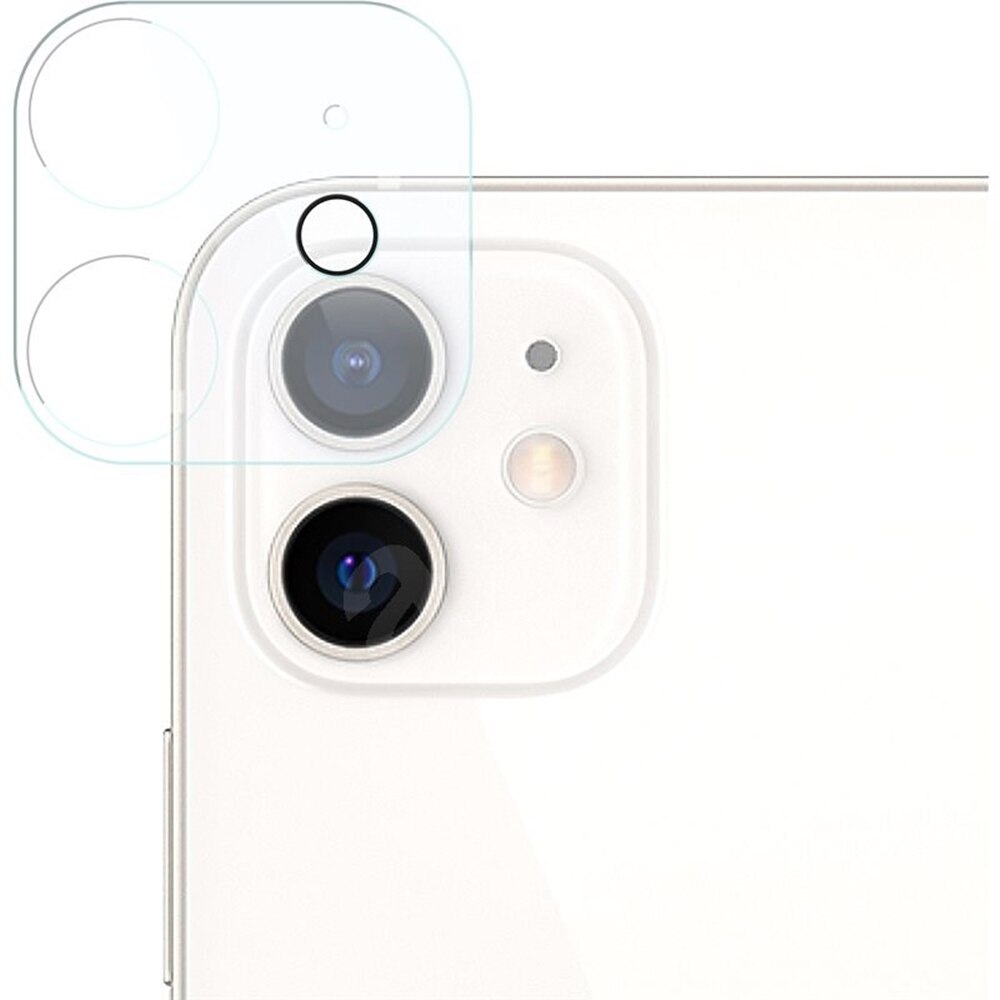 Folie Sticla Camera compatibila cu iPhone 12, Transparent