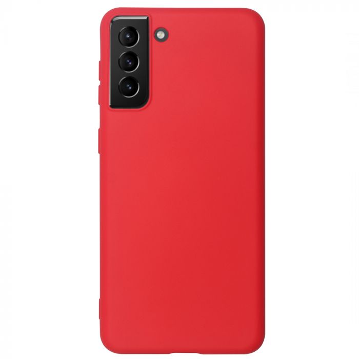 Husa de protectie flexibila pentru Samsung Galaxy S21 5G, bumper, carcasa, soft TPU, Rosu, BBL2342