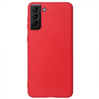 Husa de protectie flexibila pentru Samsung Galaxy S21 5G, bumper, carcasa, soft TPU, Rosu, BBL2342 Husa de protectie flexibila pentru Samsung Galaxy S21 5G, bumper, carcasa, soft TPU, Rosu, BBL2342