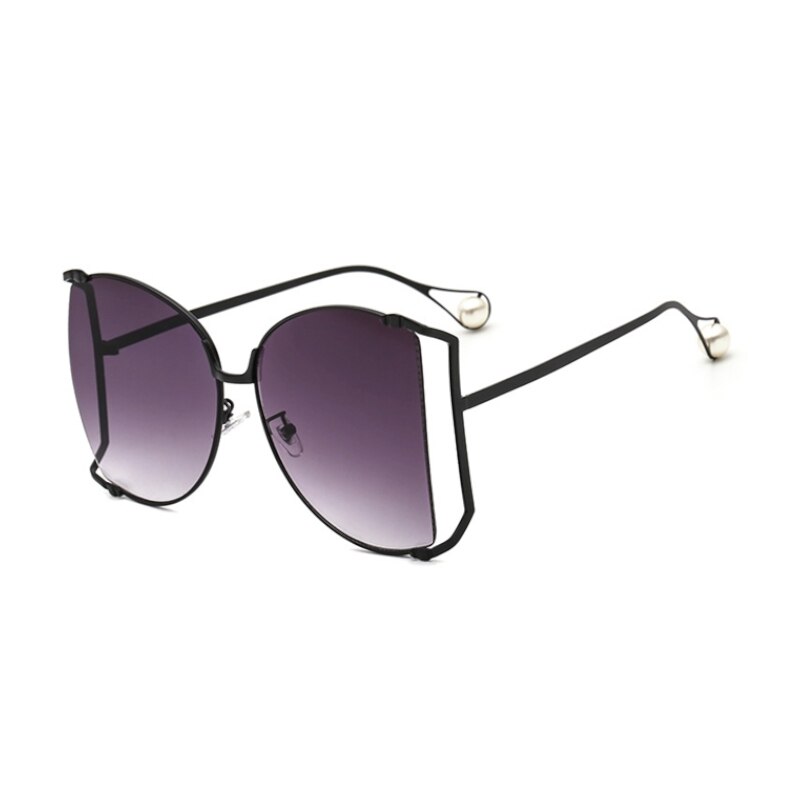 Ochelari de soare dama StarFrame Black, Polarizati, UV400, Negru