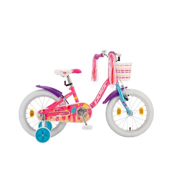 Bicicleta Copii Polar IceCream - 16 Inch, Roz-Mov Bicicleta Copii Polar IceCream - 16 Inch, Roz-Mov