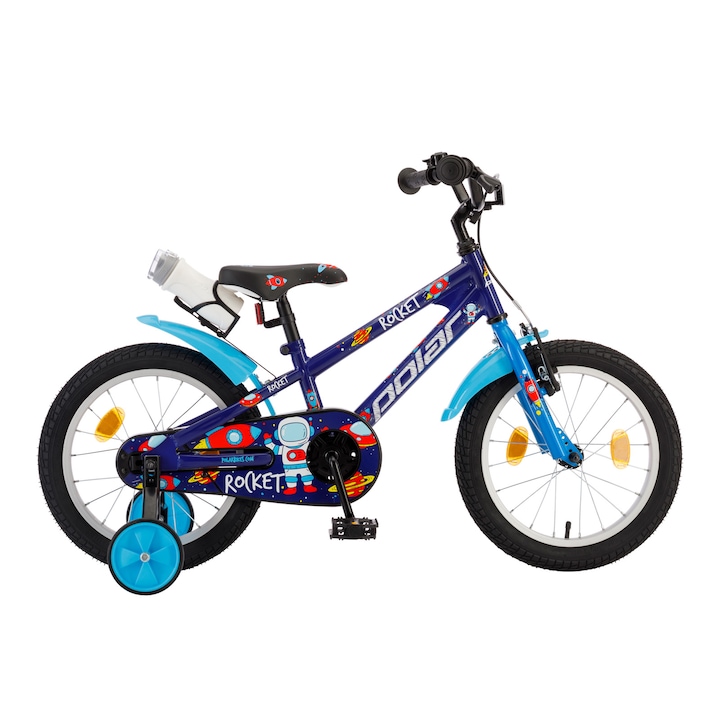Polar Rocket Kids Bicycle - 16 hüvelykes, kék