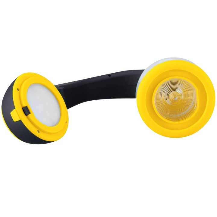 Фенер Bresser National Geographic, Прожектор, Настолна Лампа, Черен, Жълт