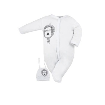 Salopeta cu maneca lunga pentru copii Koala Simba 07-477AL, Alb 50 cm Salopeta cu maneca lunga pentru copii Koala Simba 07-477AL, Alb 50 cm