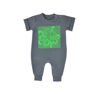 Salopeta cu maneca scurta pentru baieti Koala Osmiornica 08-534, Gri 68 cm Salopeta cu maneca scurta pentru baieti Koala Osmiornica 08-534, Gri 68 cm